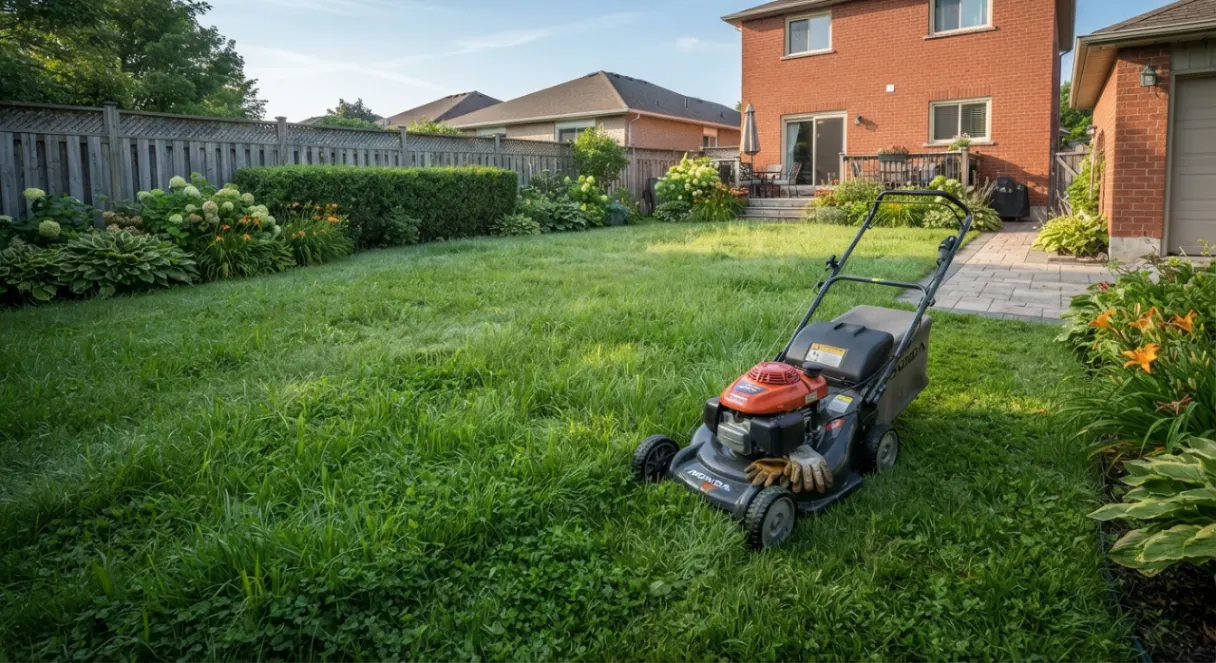 Tonte de pelouse recherchée